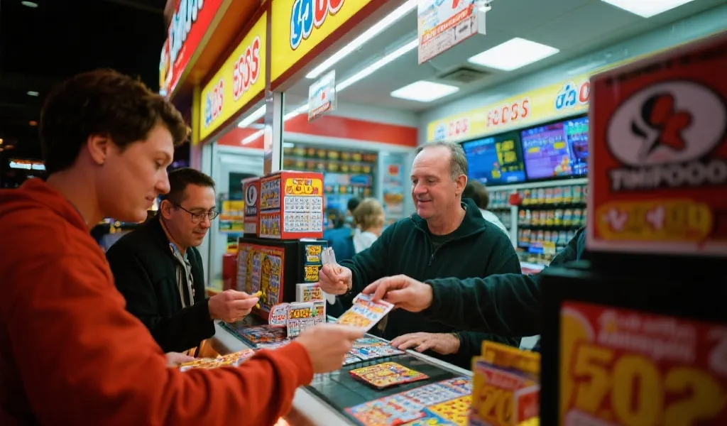 即开型彩票销售场景